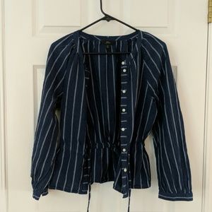 J. Crew peasant blouse/jacket